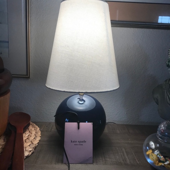 kate spade | Accents | Navy Blue Sphere Round Ball Table Lamp Shade |  Poshmark